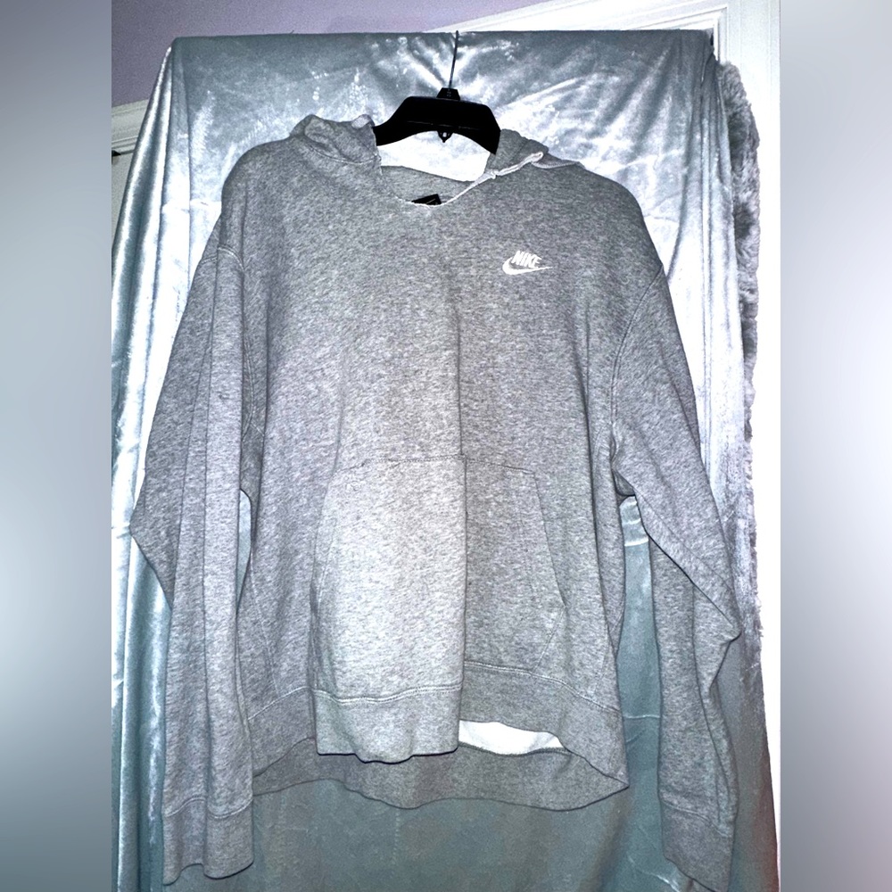 light gray nike hoodie